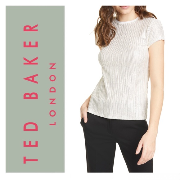 catrino metallic fitted t shirt